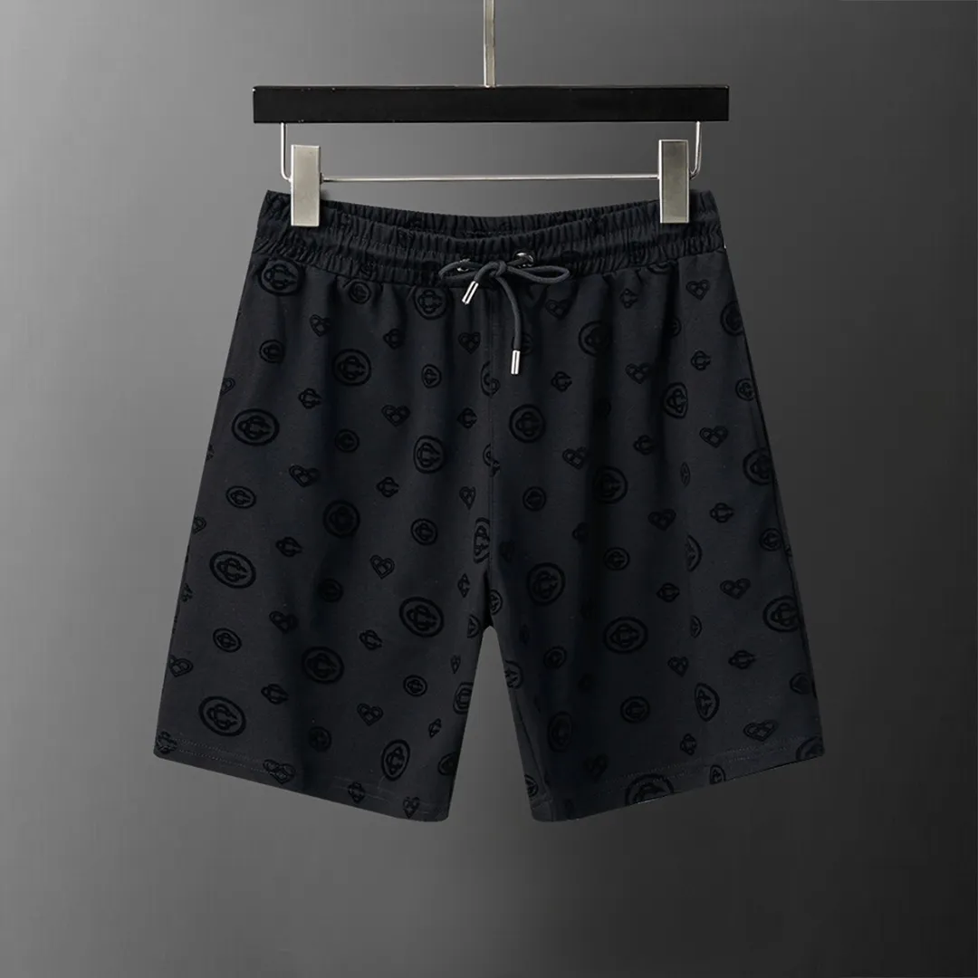 29108# New Arrival casual shorts from the 2026 spring and summer official website, full of jacquard fabric, handsome, comfortable fabric, rigorous workmanship and neat wiring. Good upper body effect·Sizes M-3XL Black